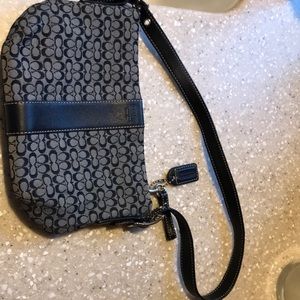 Black coach purse